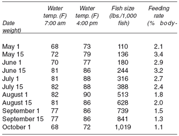 Catfish Weight Chart